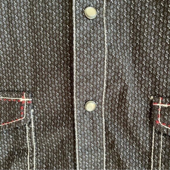 Rock & Roll Cowboy Men's Pearl Snap Long Sleeve  Button Down - Picture 7 of 10